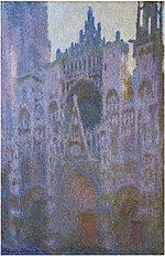 "Rouen Cathedral in the Morning (Pink Dominant)", 1894, by Claude Monet - Goulandris collection, Athens