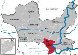 Kaart van Bad Oeynhausen