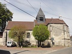 Église Saint-Remi, vue depuis le sud.