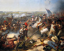 The French Revolutionary Army defeated the combined armies of Austrians, Dutch and British at Fleurus in June 1794 Bataille de Fleurus 1794.JPG