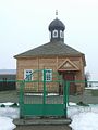 A wooden mosque, in Poland; I have seen very similar ones in Siberia. Probably serves the community pretty well; on another note: Stick a Christian Cross on top, and use it as a Chapel.