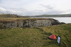 The 8th hole on Craig y Gwbert