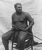 Foto van Cetshwayo, c. 1875