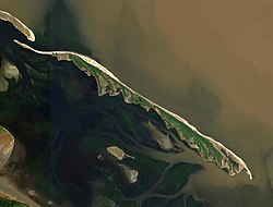 Ostrov ze satelitu Sentinel 2 (2021)