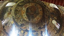 Originalne rimske in bizantinske freske v Rotundi sv. Jurija v Sofiji, Bolgarija