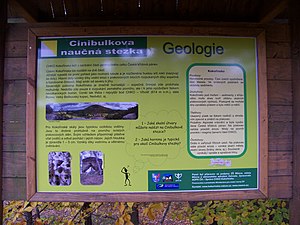 Informační tabule „Geologie“