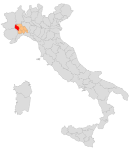 Circondario di Asti – Localizzazione