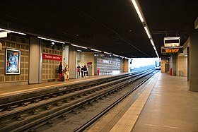 Quais de la station Théâtre des Arts.