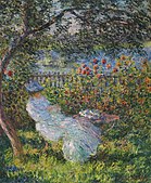 Claude Monet: Alice Hoschedé im Garten, 1881