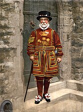 A Yeoman Warder, from a Victorian-era photochrom