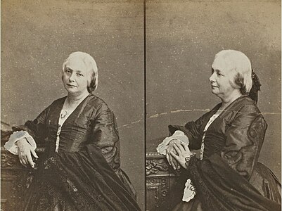 Double portrait de Juliette Drouet par Arsène Garnier, 1868.