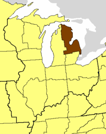 Location of the Diocese of Eastern Michigan