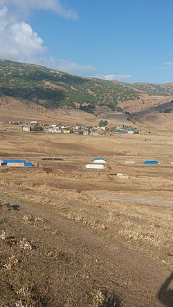 Köyün aşağı mahallesinden bir görünüm