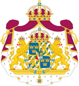Gran escudo de armas reales de Suecia