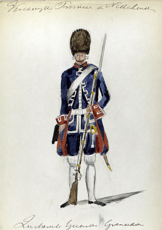 Grenadier der Schweizergarde 1750