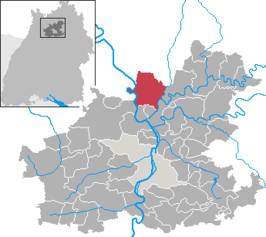 Kaart van Gundelsheim