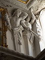 Atlantes como decoración en el Palacio de Schleissheim