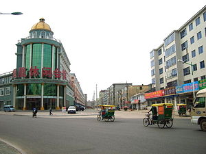 A street in Hunchun