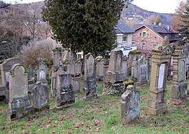 Der Jüdische Friedhof (für 1817 erstmals nachgewiesen)