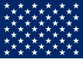2002年までの国籍旗（50星）