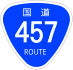 National Route 457 shield