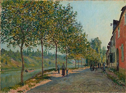 June Morning in Saint-Mammès, Alfred Sisley