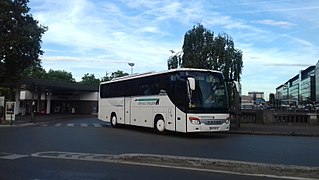 Keolis Daniel Meyer Setra S 415 GT-HD no 3 à la porte d'Orléans (Paris).