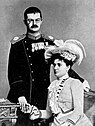 Aleksandar und Draga Obrenović, Fotografie um 1900