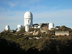 View of Kitt Peak looking towards the Mayall 4-meter telescope