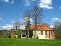 L'église du village sur les ruines de l'abbaye