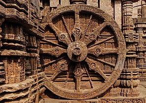 Ornated Wheel of the temple chariot