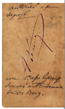 signature d'Achille Berg (1832-1875)