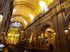 Iglesia de la Compañía (Quito), Barroco colonial.