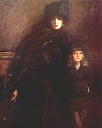 Mrs Lavery and Alice (Mother and Child)