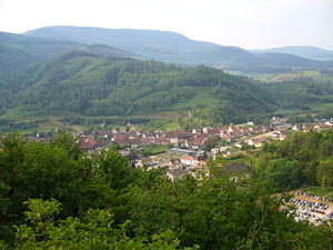 Vue sur Lièpvre depuis le Kast