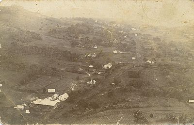 Foto do município de Linha Nova antigamente.