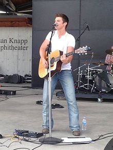 Mitch Goudy performs at the Iowa State Fair