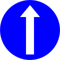 24b) — Proceed straight