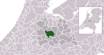 Carte de localisation d'Utrecht