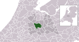 Utrechts läge i Nederländerna