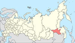 Location of Blagoveščenska