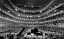 Blick von der Bühne der Metropolitan Opera, Fotografie von 1937