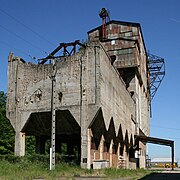 Silo abandonné de la mine en 2006