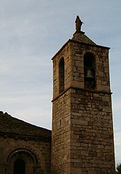 The church tower in Montselgues