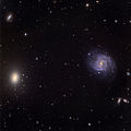 Den NGC 1042, NGC 1047, NGC 1048 an NGC 1052 opgeholl mam 81-cm-Spigelteleskop vum Mount-Lemmon-Observatoire.