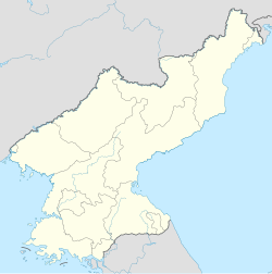 Kuzey Kore konumunda Pyongyang