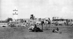 Odpočívadlo velbloudích karavan v Džibuti (29. ledna 1920)