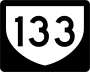 Highway 133 marker