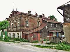 Et typisk hus i Pavlovskij Posad