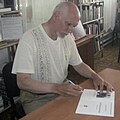 Libro autografato donato alla biblioteca